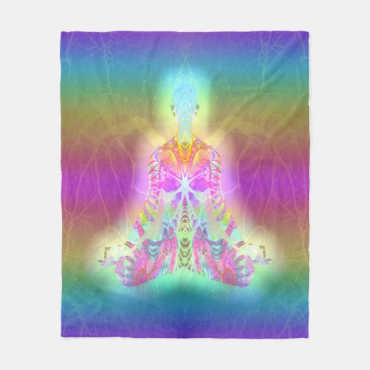 Spectrale energie fleece deken (Voorkant)