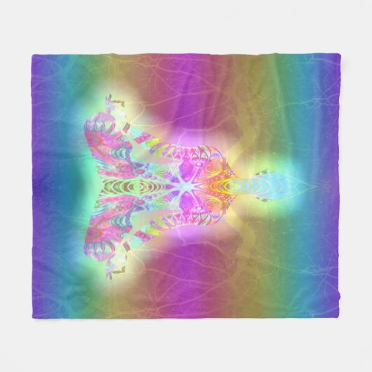 Spectrale energie fleece deken (Voorkant (Horizontaal))