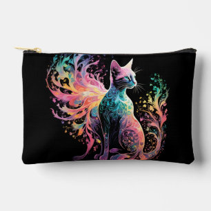 Spectrale Holografische Kat: Een Prisma van Elegan Etui