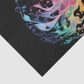 Spectrale holografische kat: een prisma van elegan tissuepapier (Detail)