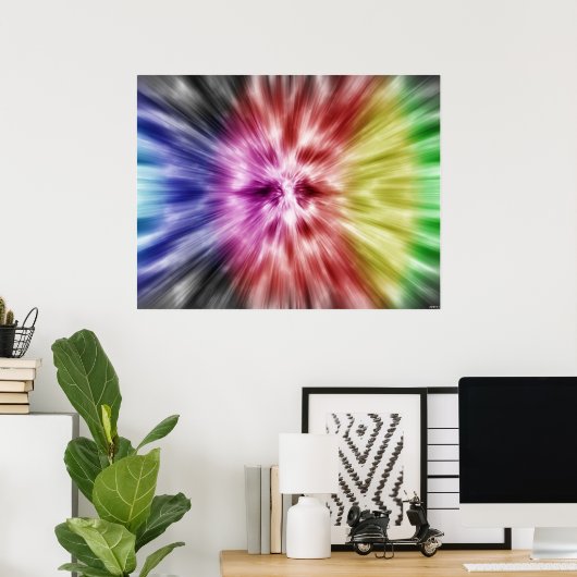 Spectrale kleurstof poster (Thuiskantoor)