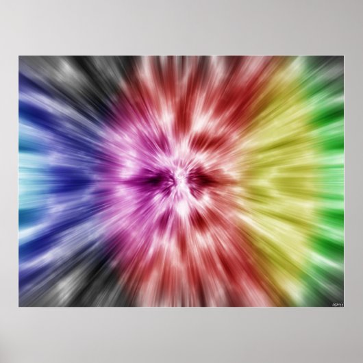 Spectrale kleurstof poster (Voorkant)