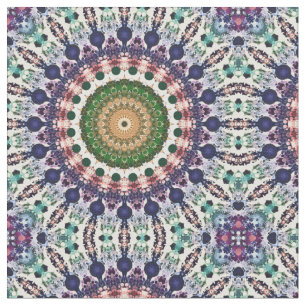 Spectrale Mandala Abstract Stof