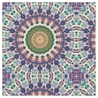 Spectrale Mandala Abstract Stof