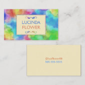 Spectrale pasta visitekaartje (Voorkant / Achterkant)