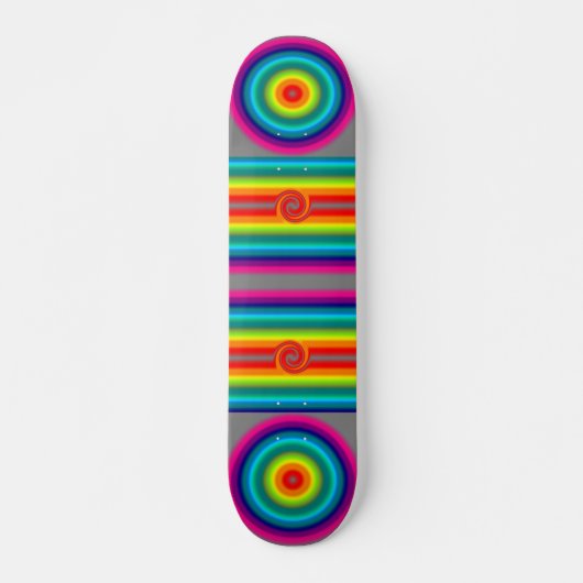 Spectrale reflectie rond skateboard (Voorkant)
