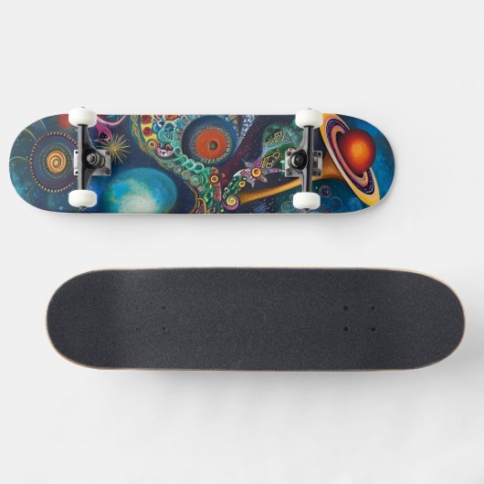 Spectrale Smirk Persoonlijk Skateboard (Horizontaal)
