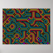 Spectrale spiraaltjes poster (Voorkant)