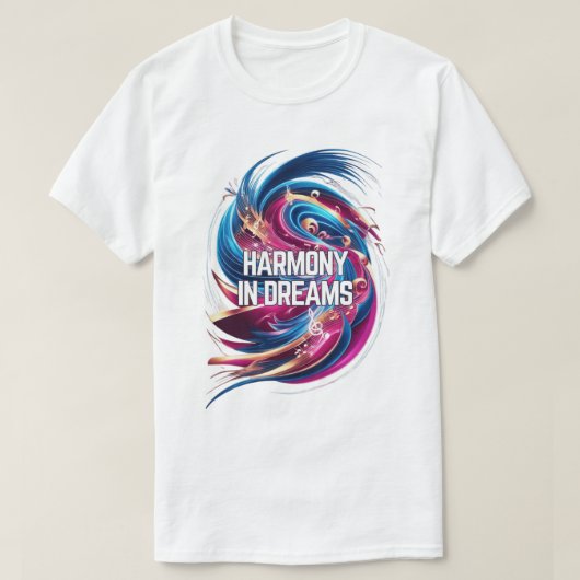 Spectrale symfonie - Harmonie in dromen T-shirt (Design voorkant)