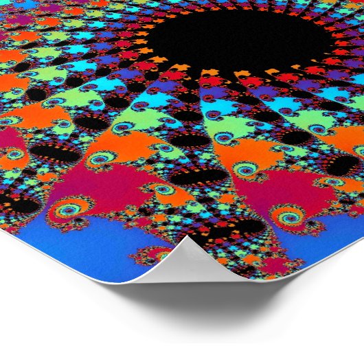 Spectrale verf poster (Hoek)