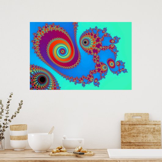 Spectrale verf poster (Keuken)