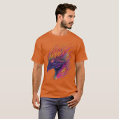 spectrale vlamdraak t-shirt (Voorkant volledig)