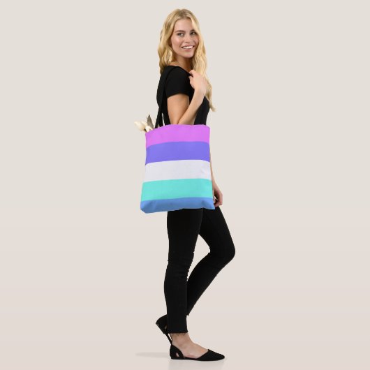 Spectrasexual Pride Flag Tote Bag (Op model)