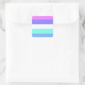 Spectrasexual Pride Flag  Vierkante Sticker (Tas)