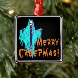 Spectre Horror Ghost Metalen Ornament