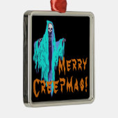 Spectre Horror Ghost Metalen Ornament (Rechts)