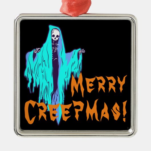 Spectre Horror Ghost Metalen Ornament (Voorkant)