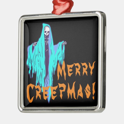Spectre Horror Ghost Metalen Ornament (Links)