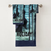 Spectre op de trappen bad handdoek (Insitu)