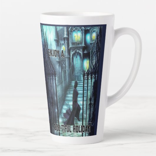 Spectre op de trappen latte mok (Rechts)