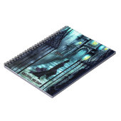 Spectre op de trappen notitieboek (Linkerzijde)