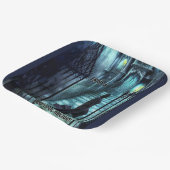 Spectre op de trappen papieren bordje (Gebogen)