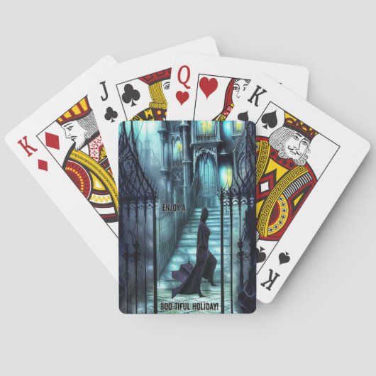 Spectre op de trappen pokerkaarten (Achterkant)