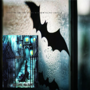 Spectre op de trappen raamsticker