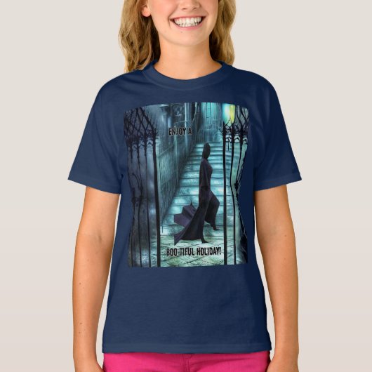 Spectre op de trappen t-shirt (Voorkant)