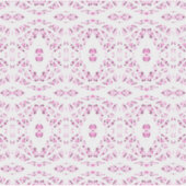 Spectroscopisch Roze Witte Abstracte Gouache Kunst Sticker (Voorkant)