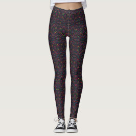 Spectroscopische Regenboog Abstracte Gouache Kunst Leggings