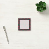 Spectroscopische Rode Zwarte Abstracte Gouache Kun Post-it® Notes (Kantoor)