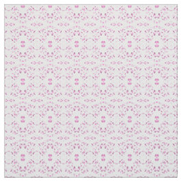 Spectroscopische Roze Witte Abstracte Gouache Kuns Stof
