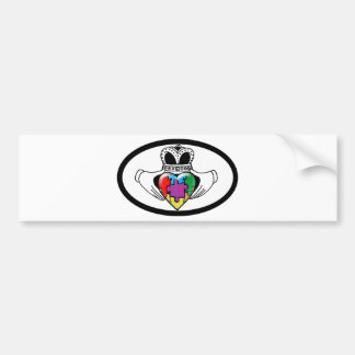 Spectrum Claddagh Bumpersticker