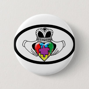 Spectrum Claddagh Ronde Button 5,7 Cm