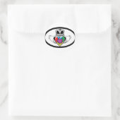 Spectrum Claddagh Ronde Sticker (Tas)