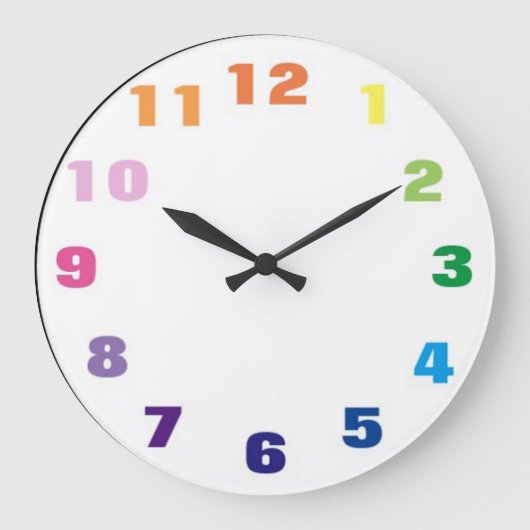 Spectrum Colors Multi Modern Grote Klok (Voorkant)