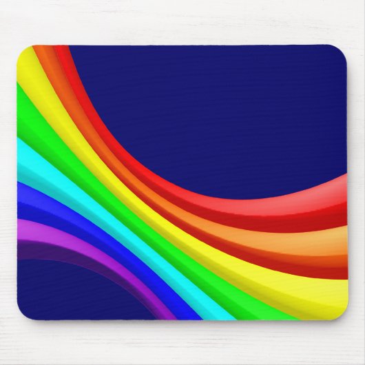 Spectrum Curve 3d - Donkerblauw 000066 Muismat (Voorkant)