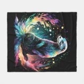 Spectrum Edge: de otters gloeien Fleece Deken (Voorkant (Horizontaal))