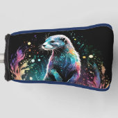 Spectrum Edge: de otters gloeien Golfheadcover (Voorkant)