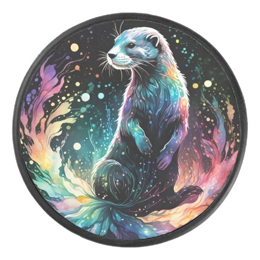 Spectrum Edge: de otters gloeien Hockey Puck (Voorkant)