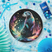 Spectrum Edge: de otters gloeien Papieren Bordje (Feest)