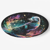 Spectrum Edge: de otters gloeien Papieren Bordje (Gekanteld)