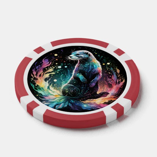 Spectrum Edge: de otters gloeien Poker Chips (Enkel)