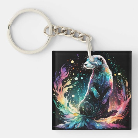 Spectrum Edge: de otters gloeien Sleutelhanger (voorkant)