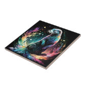 Spectrum Edge: de otters gloeien Tegeltje (Zijkant)