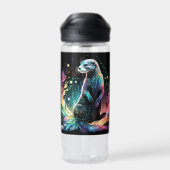 Spectrum Edge: de otters gloeien Waterfles (Achterkant)