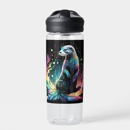 Spectrum Edge: de otters gloeien Waterfles (Voorkant)