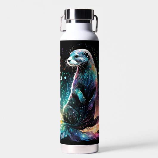 Spectrum Edge: de otters gloeien Waterfles (Voorkant)