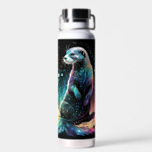Spectrum Edge: de otters gloeien Waterfles (Achterkant)